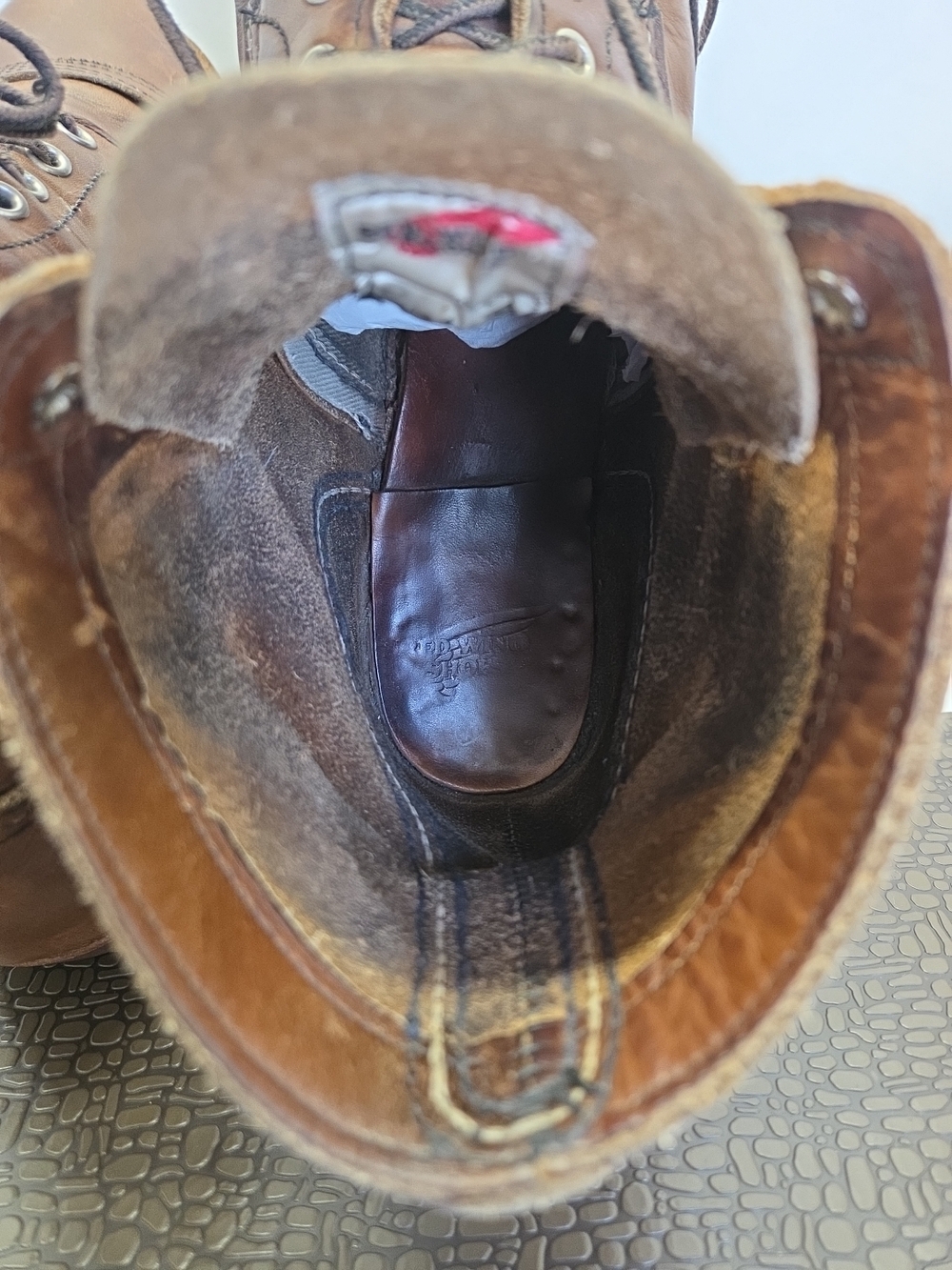 Red Wing 8111 Heritage Iron Ranger Men’s Brown Leather Boots - Picture 10 of 15